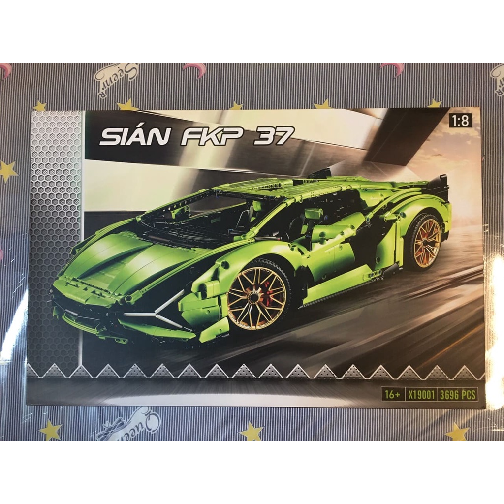 Lắp ráp siêu xe tốc độ lamborghini sian car leji 40001