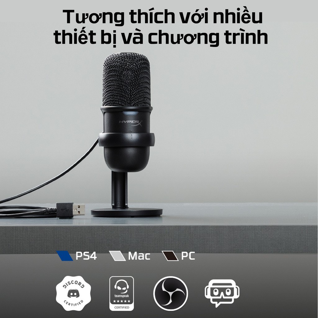 Thiết bị thu âm HP HyperX Solocast_4P5P8AA