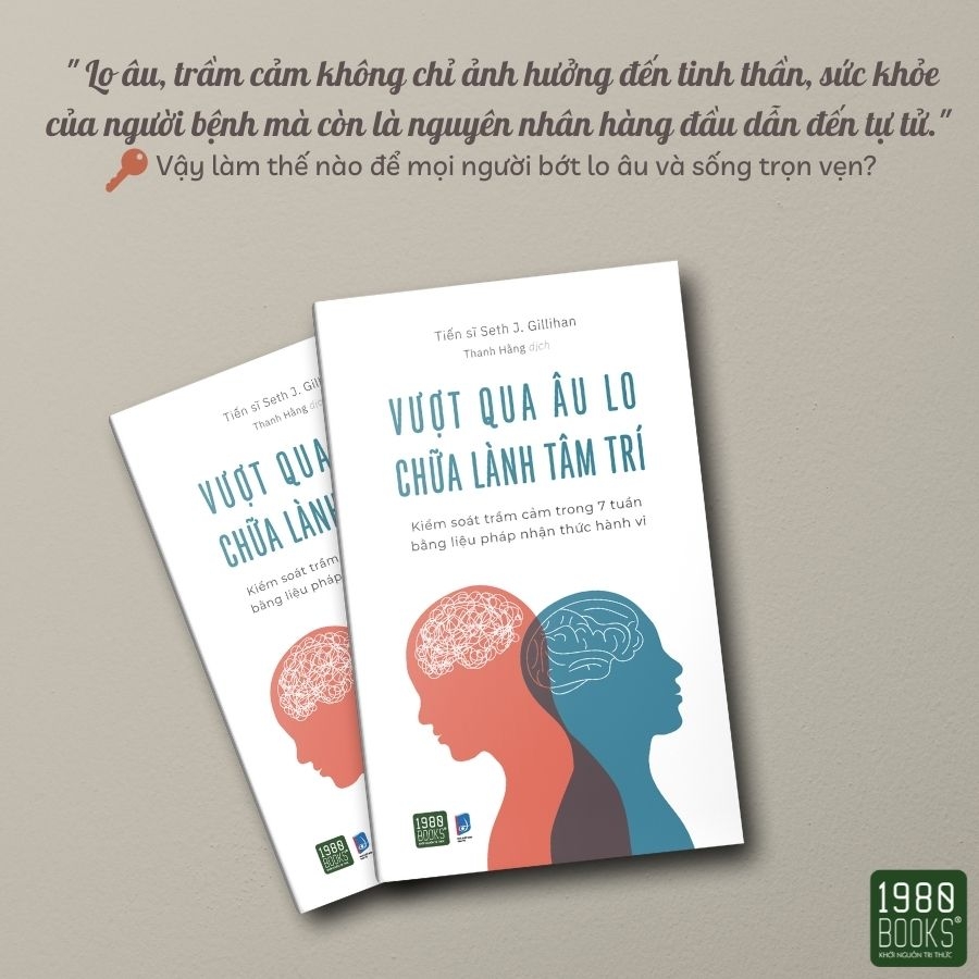 Vượt qua âu lo, chữa lành tâm trí (1980BOOKS HCM)