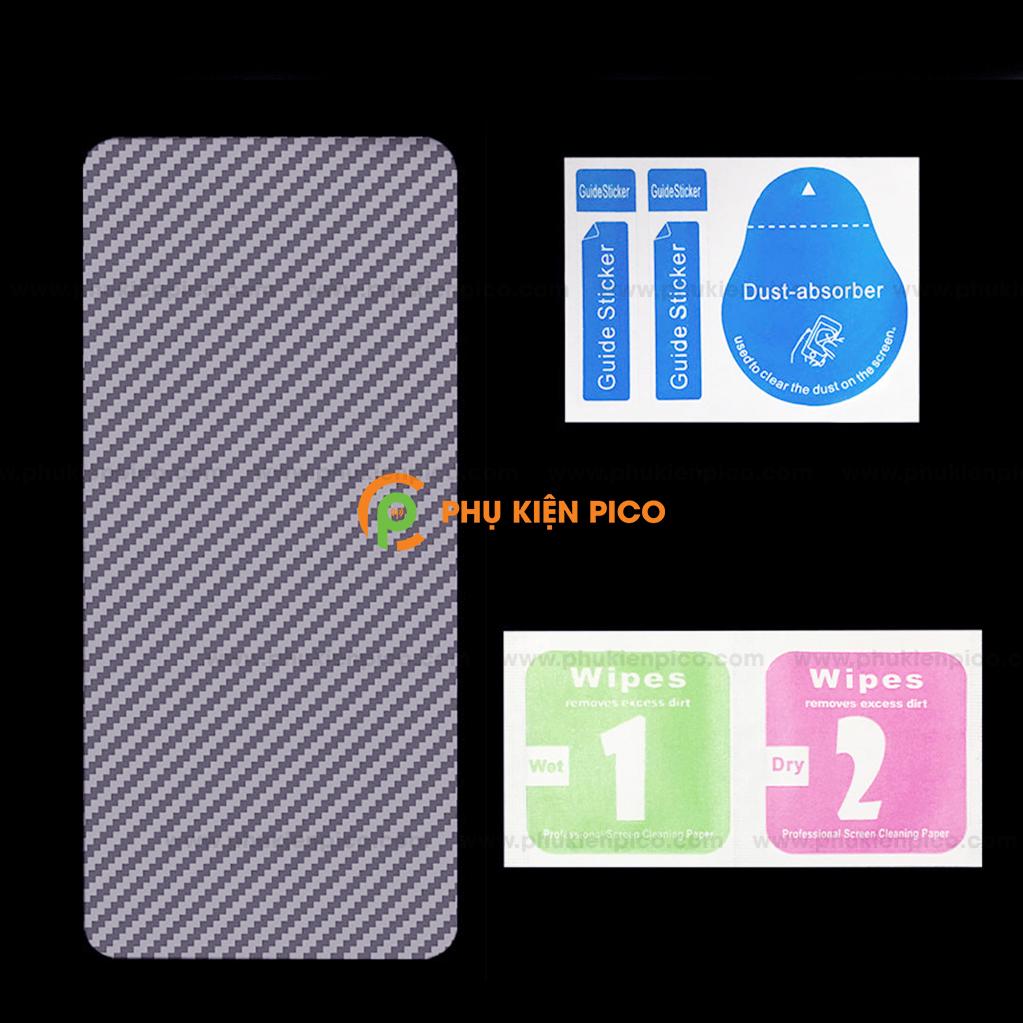 Dán lưng Samsung A30 vân carbon 3D - Dán lưng Samsung Galaxy A30 vân carbon 3D