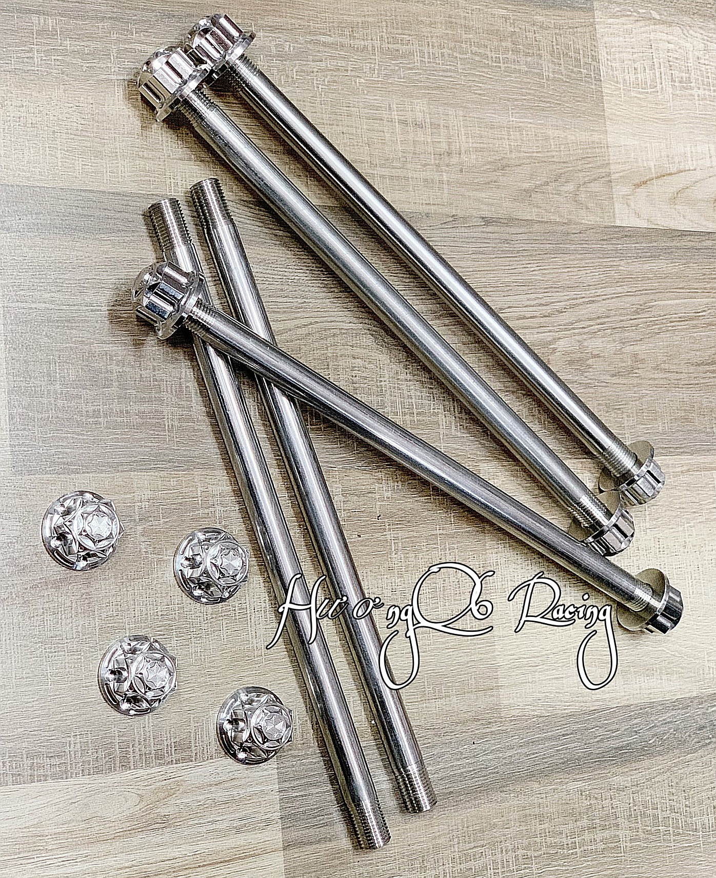 Cốt Bánh Sau Ex150 + 2 Tán Chụp Cốt Salaya