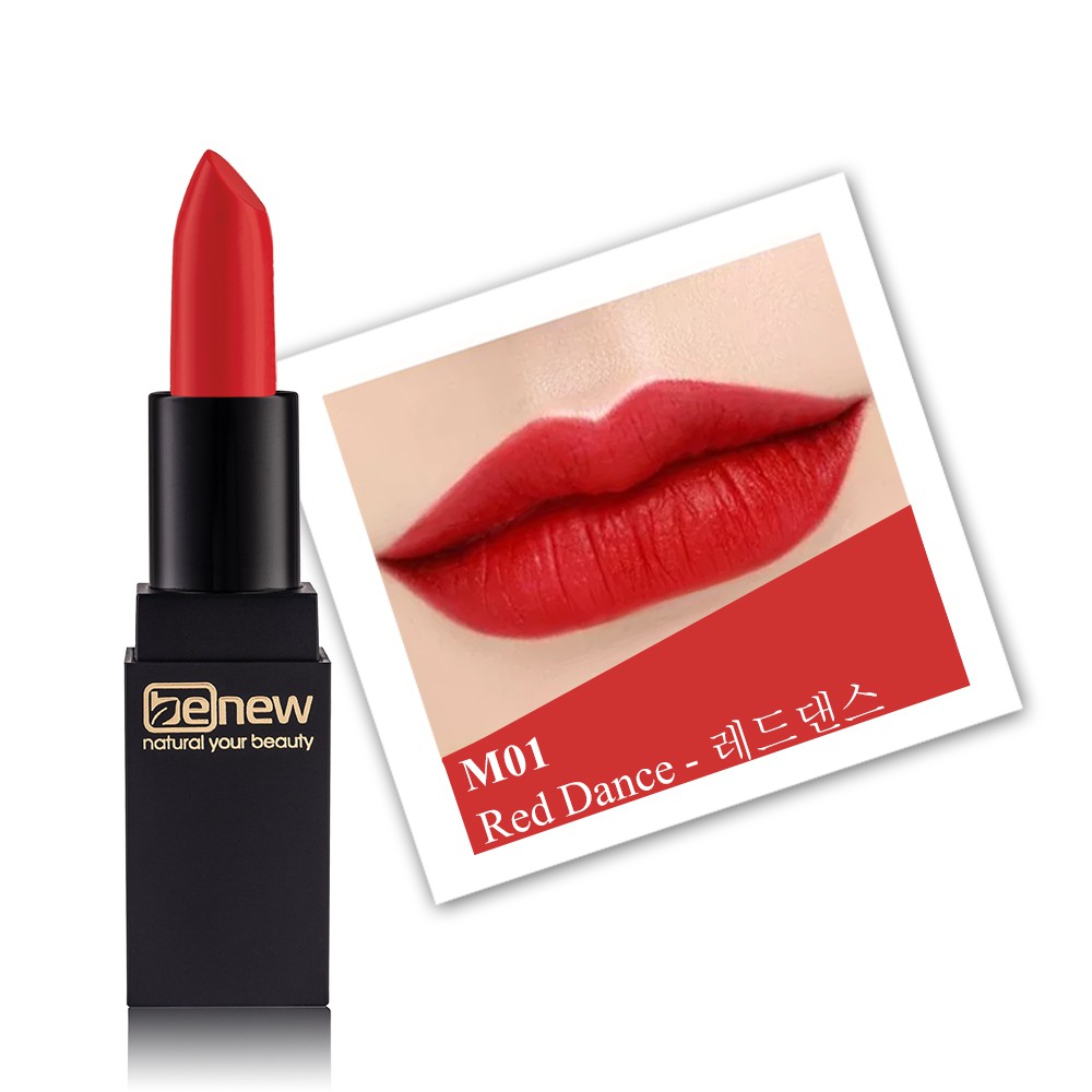 SON LÌ LÂU TRÔI RED DANCE (M01) - BENEW DELUXE MATTE LIPSTICK (MẪU MỚI)