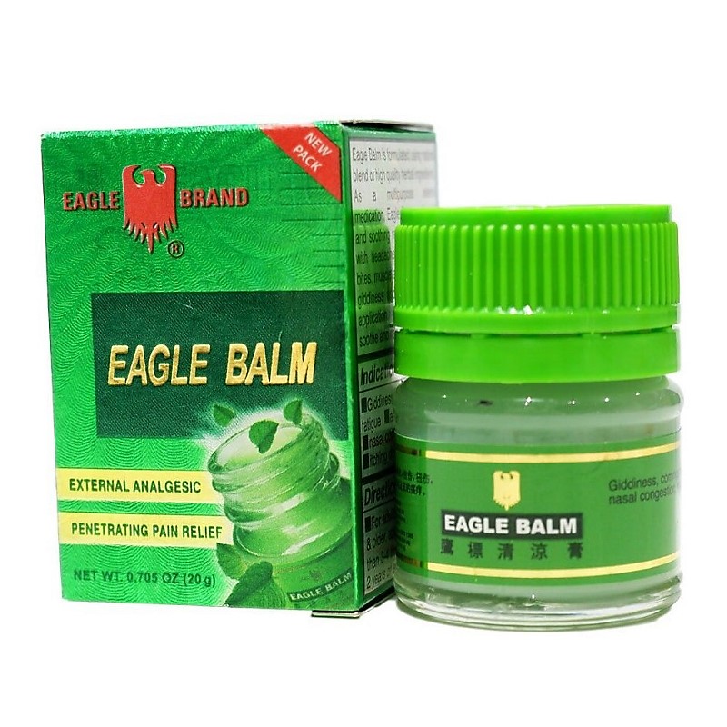 [HCM]Dầu cù là Xanh Con Ó Eagle Balm 20g - Singapore