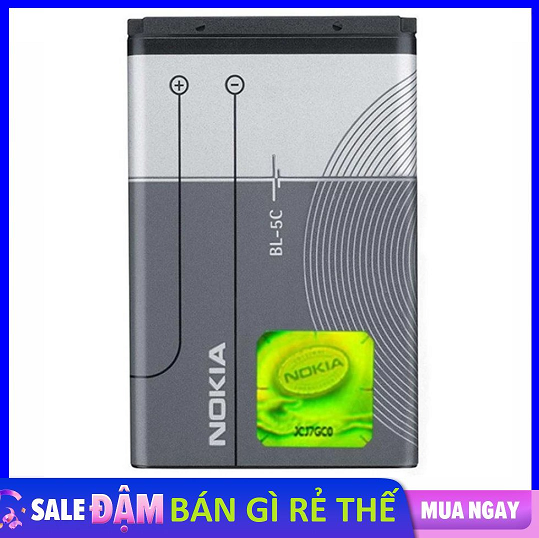 Pin Nokia BL- 5C Dung Lượng 3800mAh (2iC Chống Phù) Cho Nokia