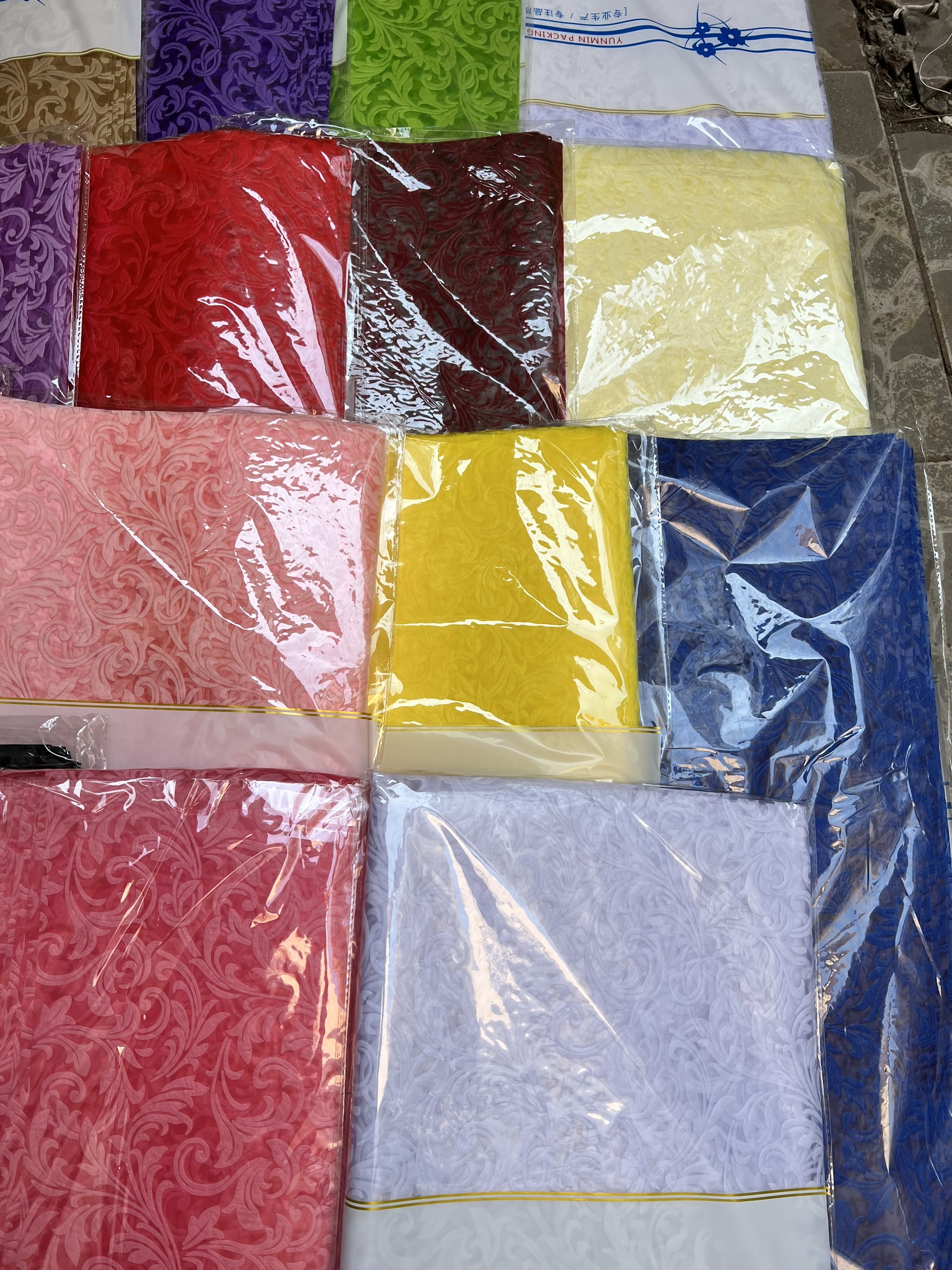 Giấy gói hoa - tập 20 tờ giấy mếch hoa văn gói hoa - trang trí oản