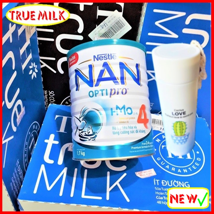 NaN 4 1600g (Tặng Bình) - Nan Optipro HMO 4 1.6kg - sữa bột NAN - sua bot chinh hang - sua bot nestle - sua bot optipro - sua bot 2 den 6 tuoi - tang can khoe manh - nestle nan - nan4 - nan1700 - trueme truemilk truemenews