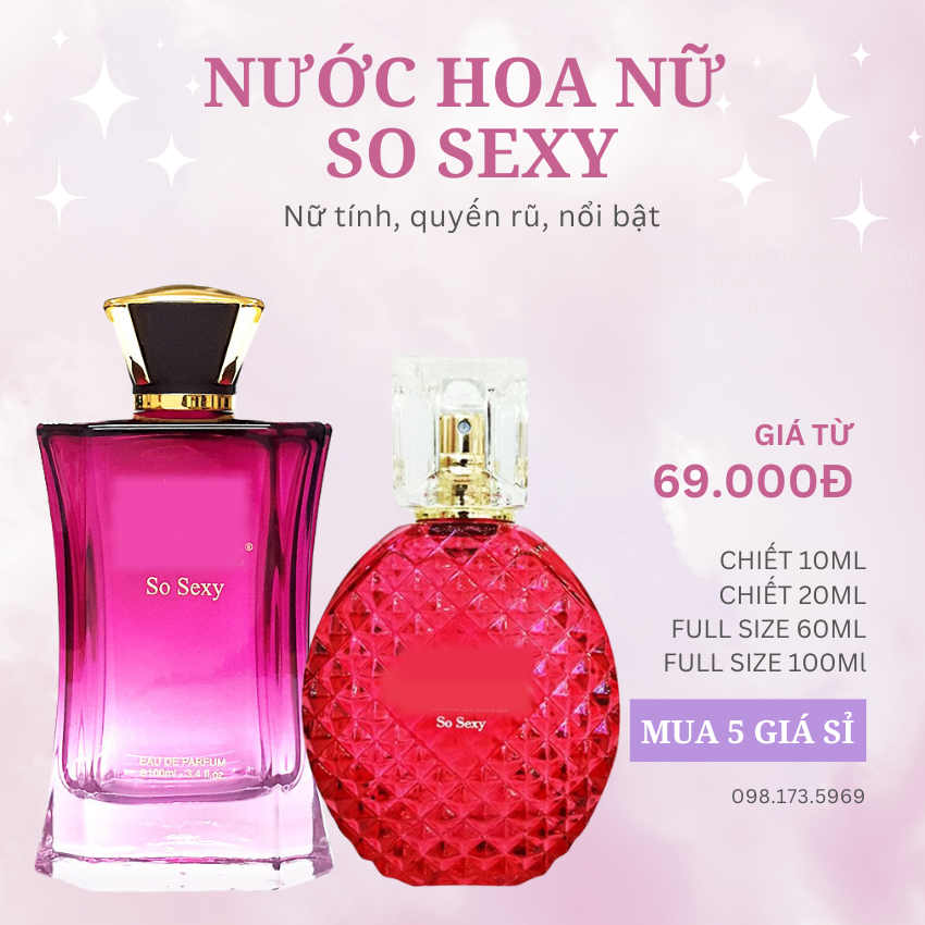 Nước hoa nữ so sexy Charme hương thơm quyến rũ nổi bật, lưu hương 7-12h, độ tỏa hương xa, cam kết hàng chuẩn chính hãng 50ml và 100ml