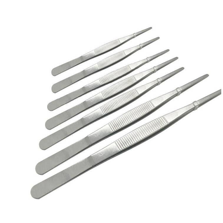 Nhíp thẳng y tế đầu tù đủ kích thước 20cm