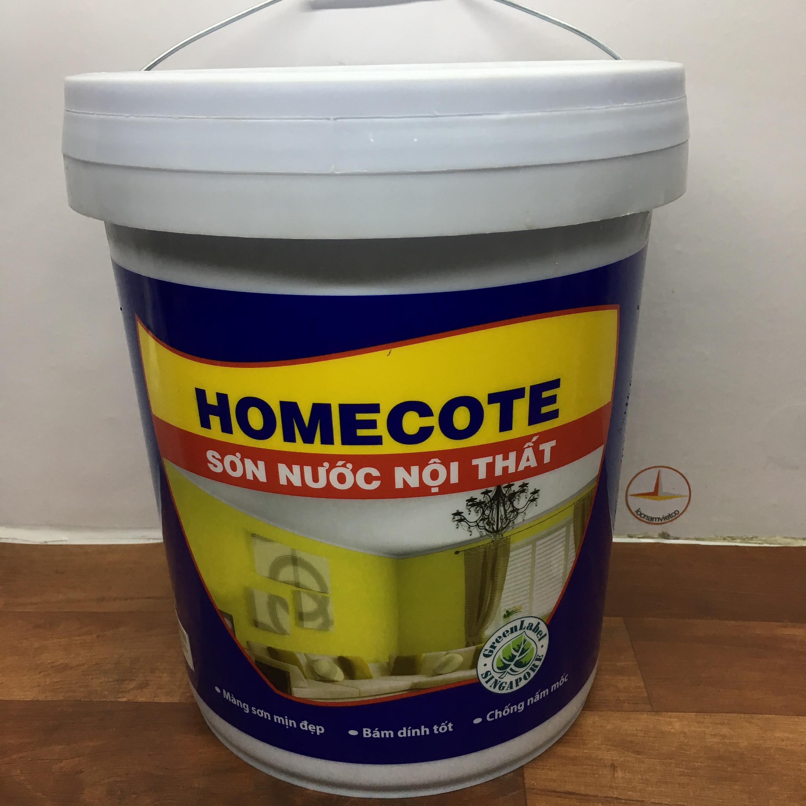 Sơn nước nội thất Toa Homecoat màu trắng 18L