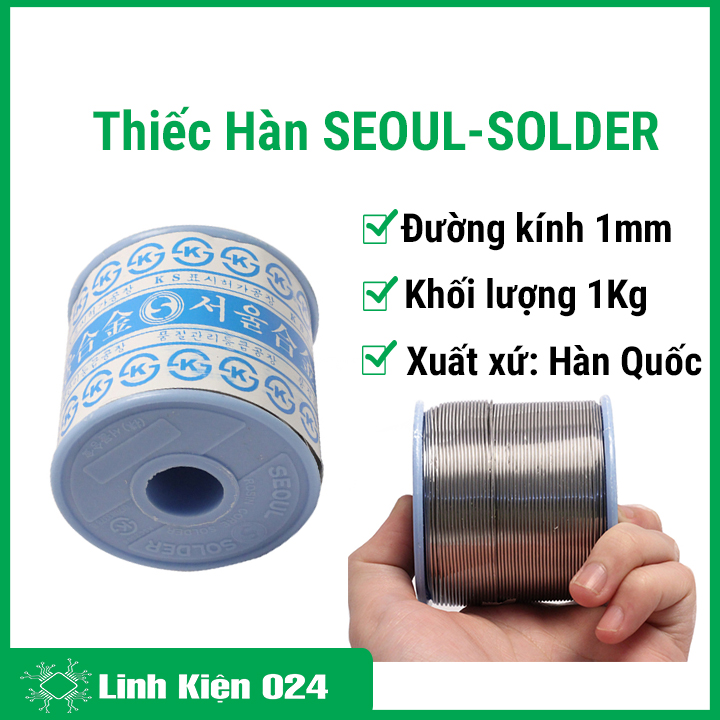 Thiếc hàn seoul-solder hàn quốc 1.0mm 1kg
