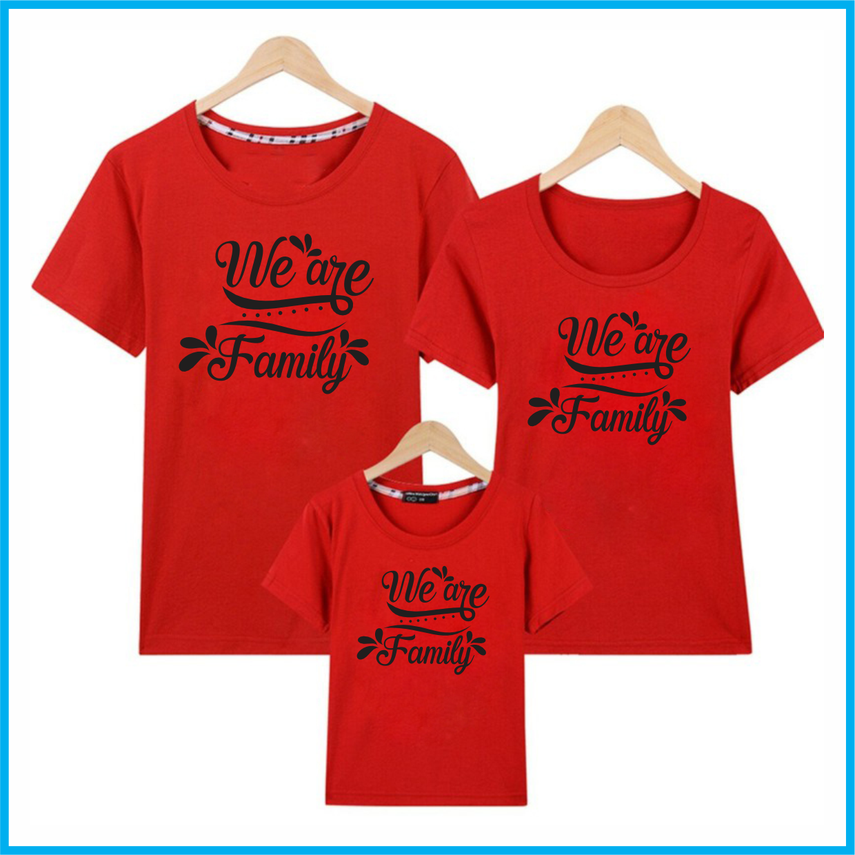 Áo gia đình 3/4/5 người mẫu We are Family