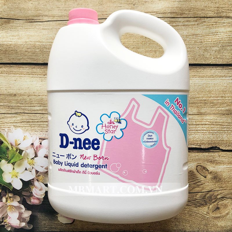Dung dịch giặt xả Dnee 3000ml