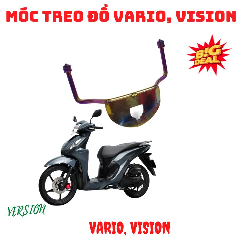 Móc treo đồ xe máy vision, vario mới