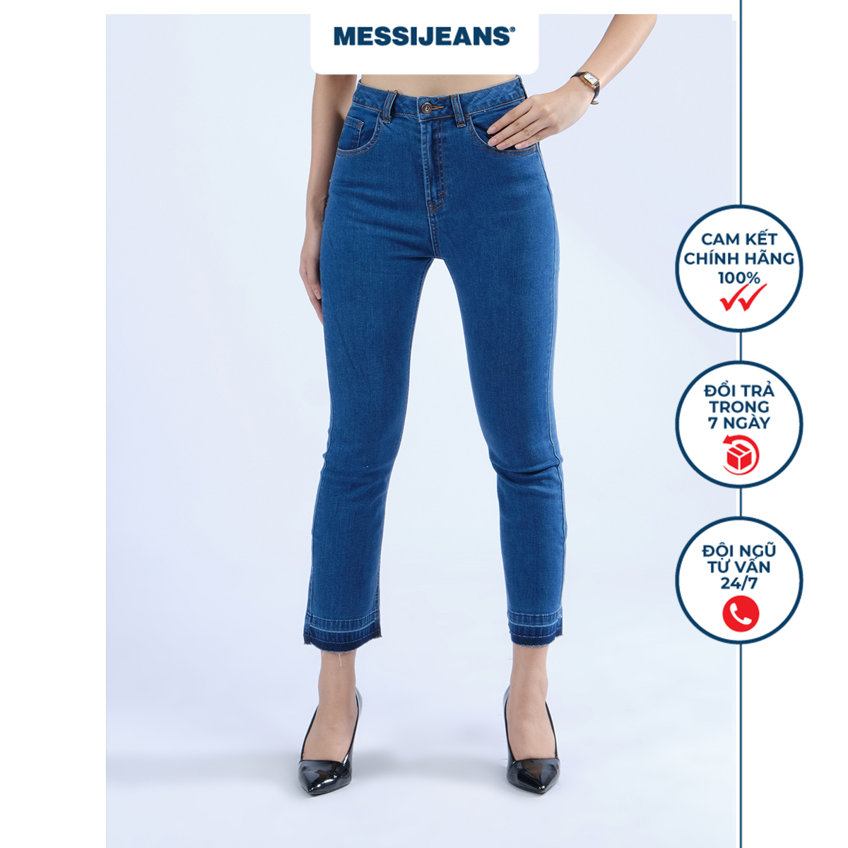 Quần jean lửng nữ MESSI SJW1029-20