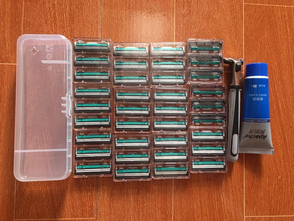Bộ Dao Cạo Râu Kèm 36 Lưỡi