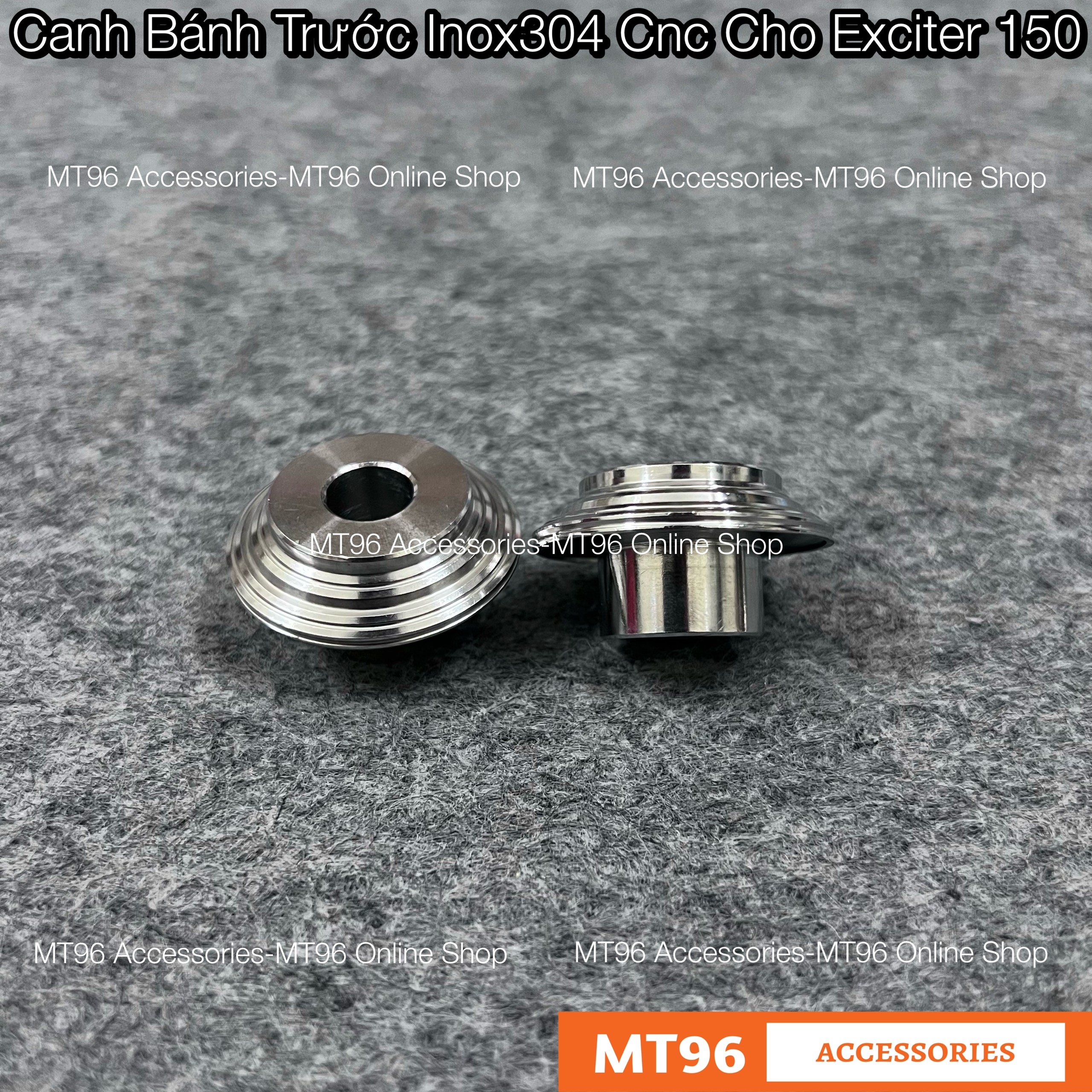 Canh bánh trước inox cho exciter 150 chuẩn inox304