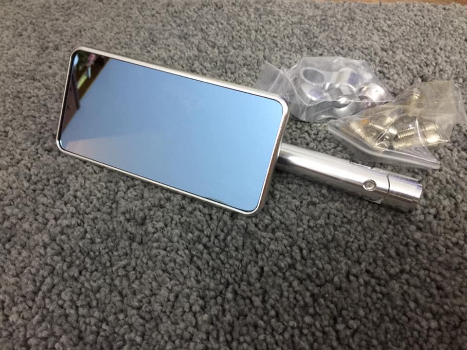 Gương/Kính chiếu hậu xe máy Rizoma iphone (1 chiếc - màu bạc)
