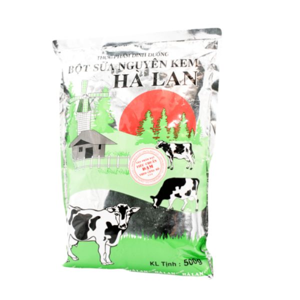 Sữa Bột Nguyên Kem Hai Con Bò Đỏ 500g