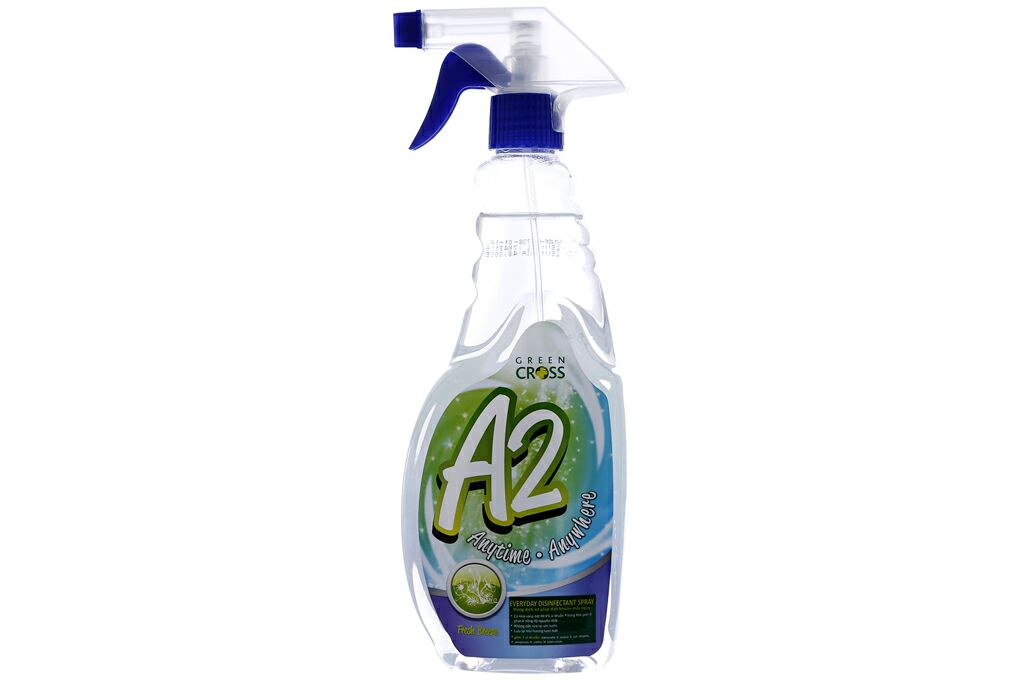 Dung dịch diệt khuẩn Green Cross A2 dạng xịt 500ml