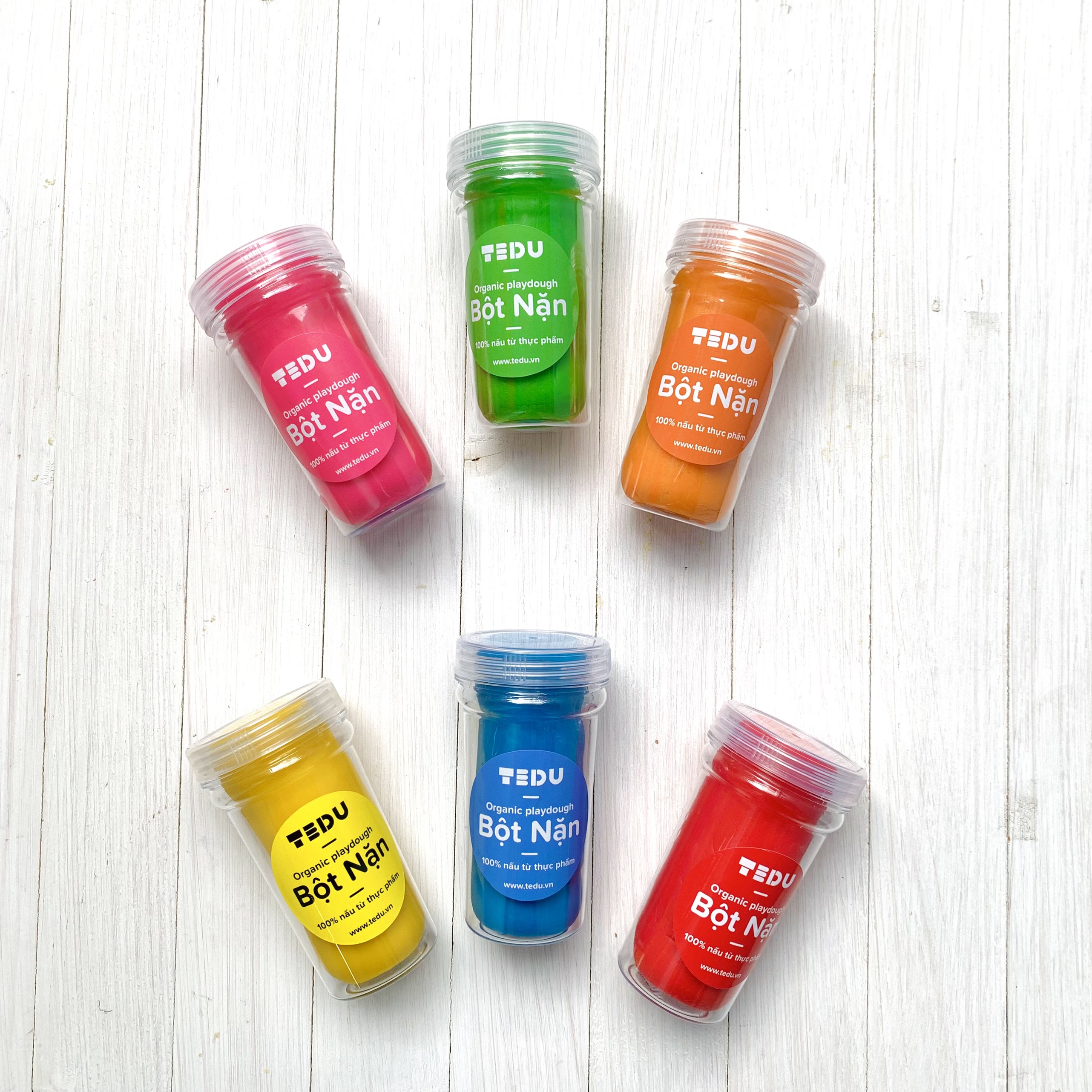 Playdough set 6 colors 140gr