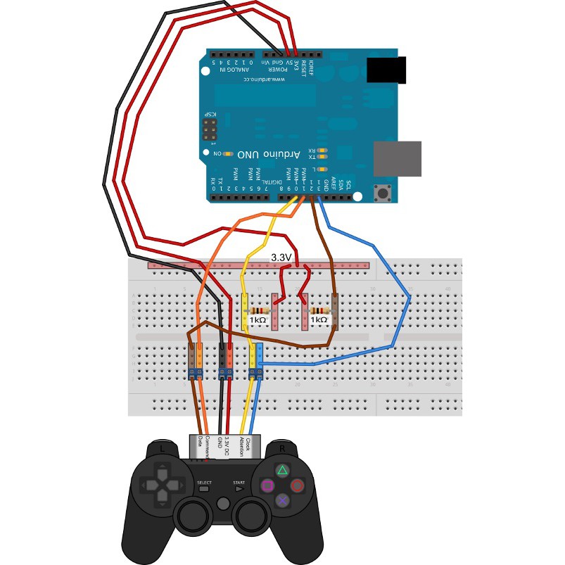 Tay Cầm Sony PS2 Có Dây