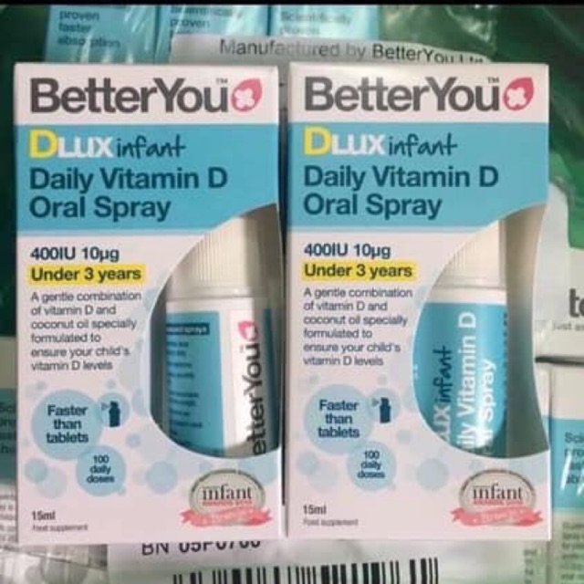 Vitamin D3 Dlux dạng xịt 15ml 400iu, cam kết sản phẩm đúng mô tả, chất lượng đảm bảo an toàn đến sức khỏe người sử dụng