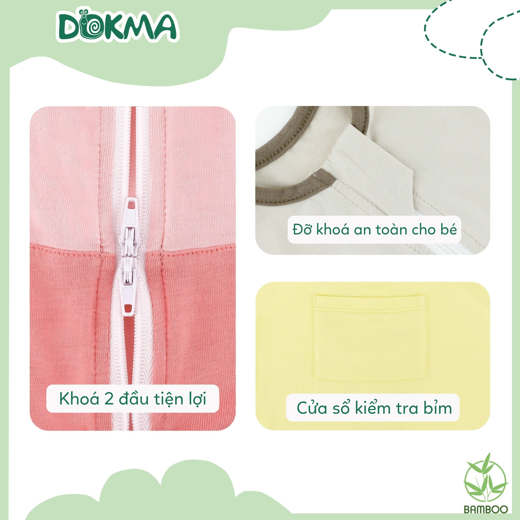 Nhộng chũn sơ sinh Dokma DS242