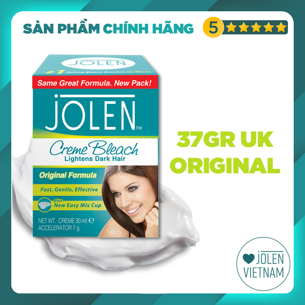 Jolen Creme Bleach 37gr Original - UK Imported