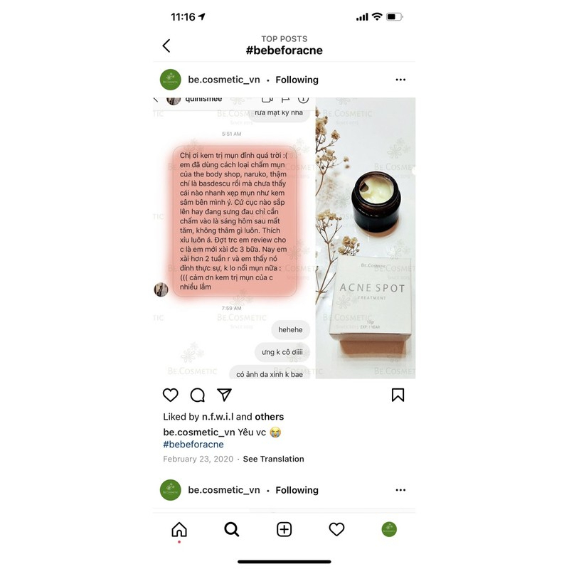 Kem sâm mụn dưỡng trắng mềm mịn da Becosmetic