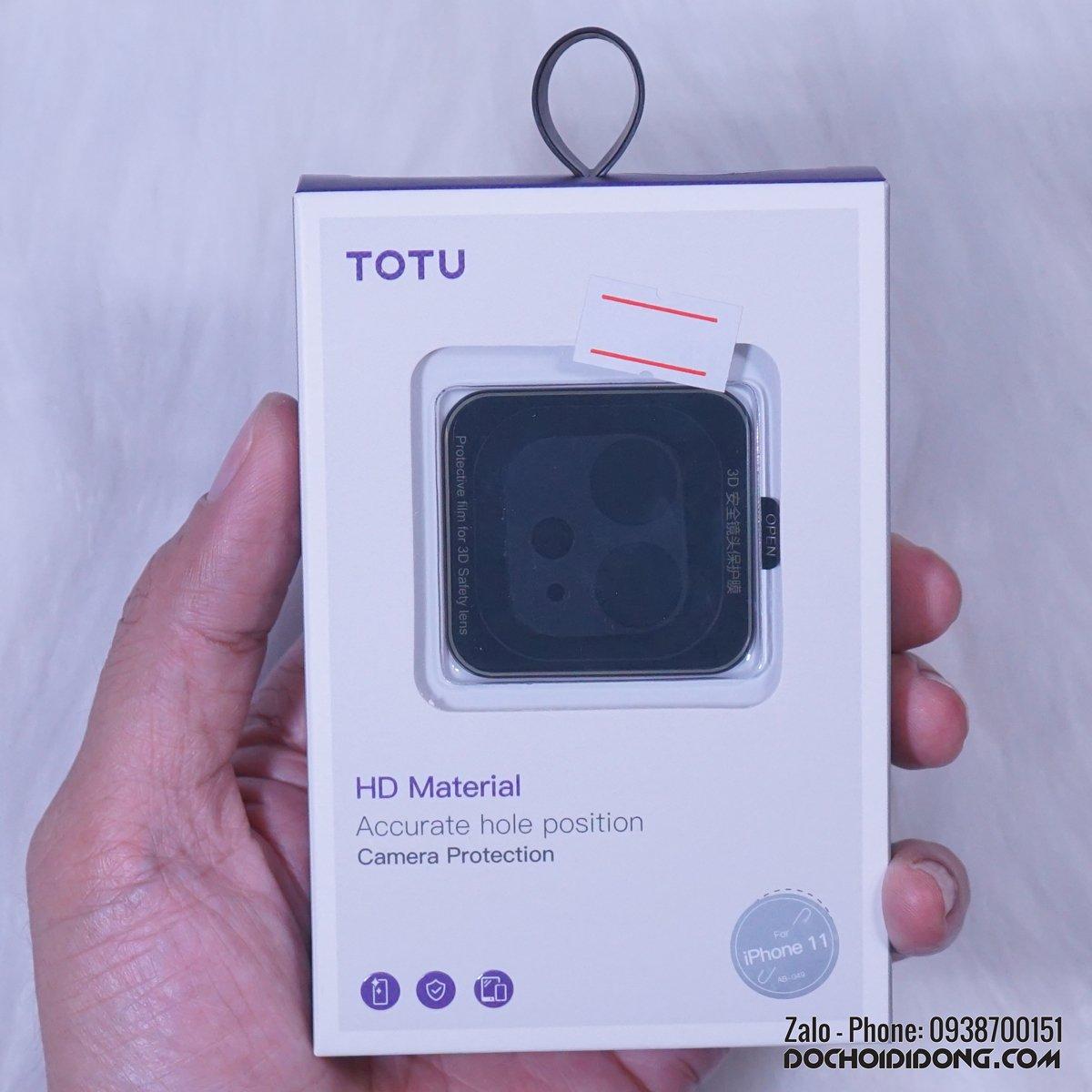 [HCM]Miếng dán camera iPhone 11 Totu các loại