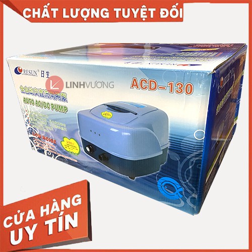 [HCM]Máy sủi oxy tích điện Resun ACD 130 130W