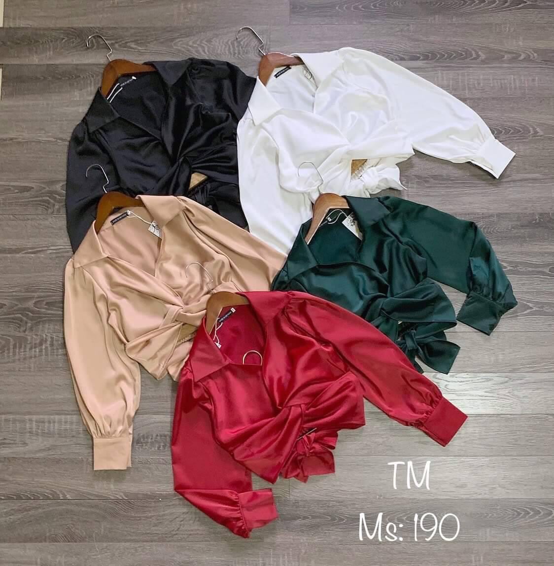 ÁO PHI LỤA CROPTOP SIÊU XINH, ÁO SƠ MI CROPTOP XOẮN EO DỄ THƯƠNG N1002