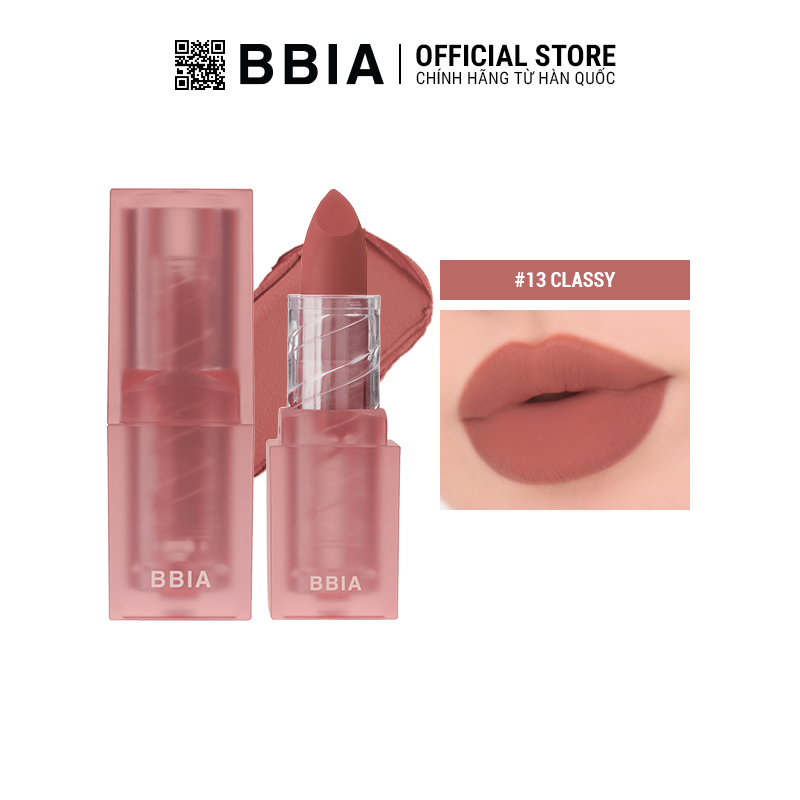 [Màu 13] Son thỏi Lì Bbia Last Powder Lipstick Classy Edition (3.5g)