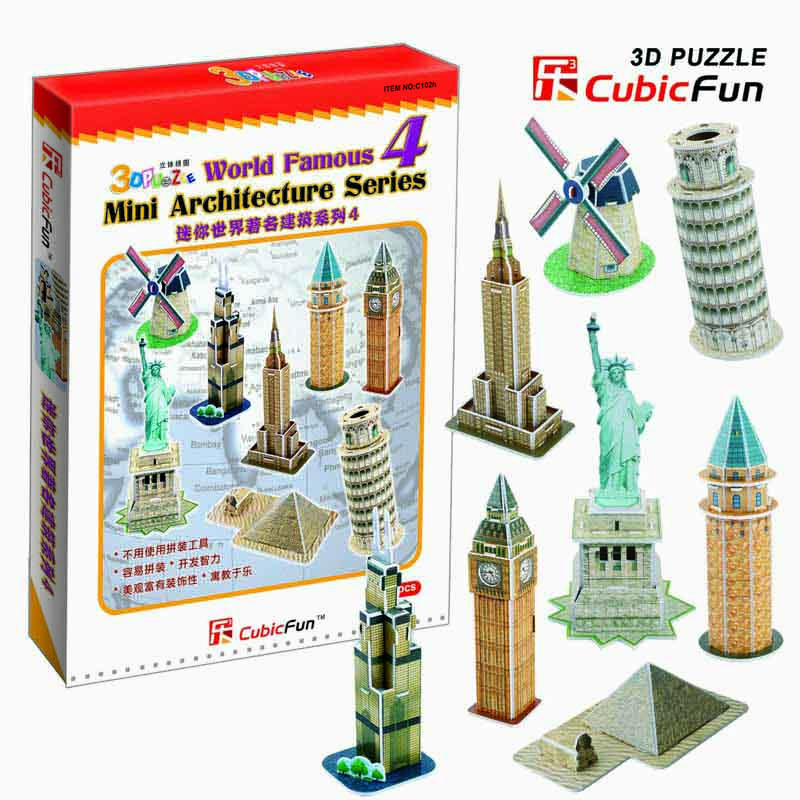 Mô Hình Giấy 3D Lắp Ráp CubicFun New York Cityline MC255h 123 mảnh    ArtPuzzlevn