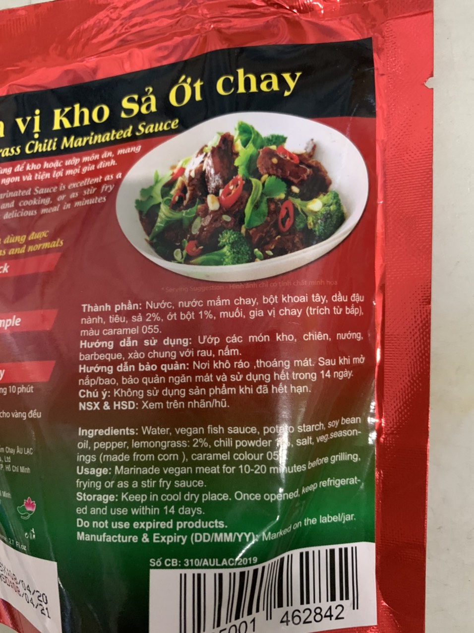 Sốt gia vị kho sả ớt 80ml