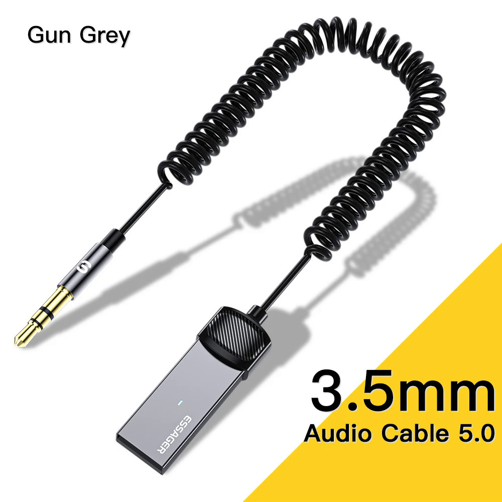 Essager USB Bluetooth AUX Adapter Dongle USB để 3.5 mét jack âm thanh không dây rảnh tay Kit cho xe hơi Stereo Receiver USB Transmitter