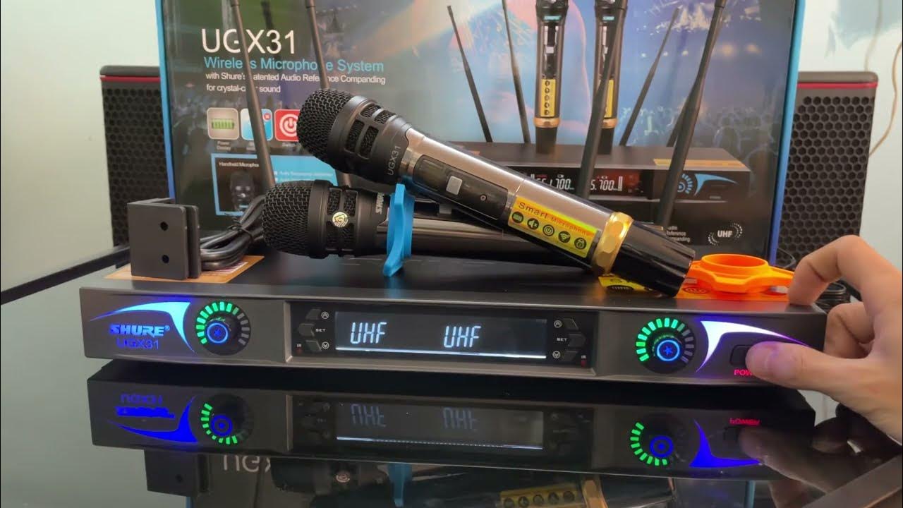 Micro không dây Shure UGX31 ( shure ugx 31 2023) hàng chuẩn loại 1