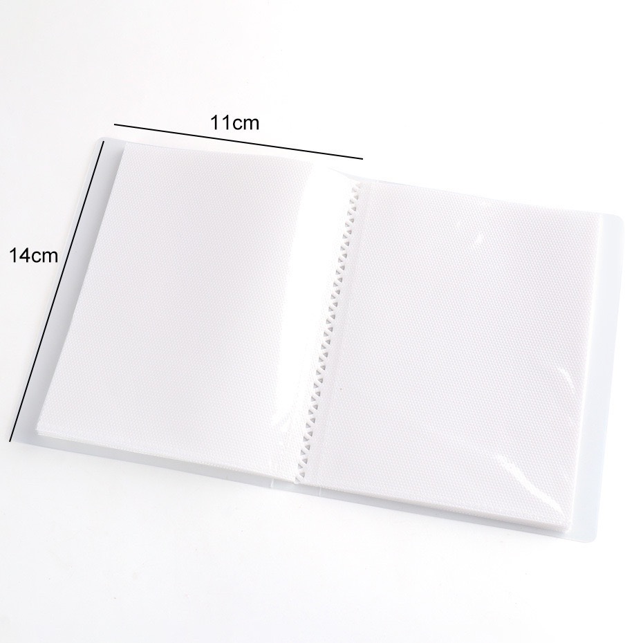 Sổ đựng sticker nail trong suốt, sổ sticker, sổ đựng hình dán móng tay