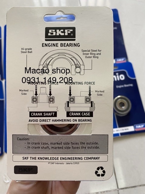 Vòng bi zin 6002 SKF indo