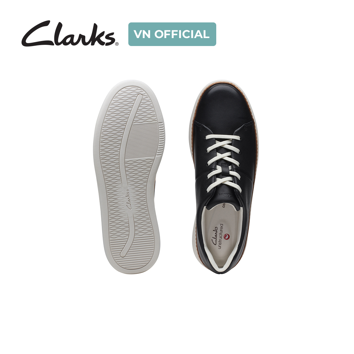 Giày Sneaker Da Nữ Clarks - Kerris Lace