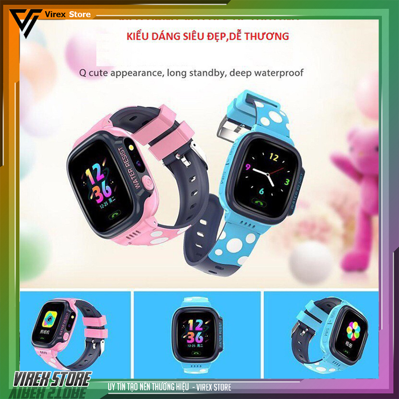 Đồng hồ thông minh trẻ em Y92 định vị cảm ứng chống nước nghe gọi 2 chiều