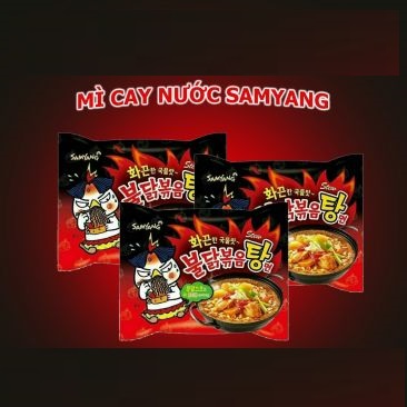 Lốc 5 gói mì cay nước samyang Hàn quốc