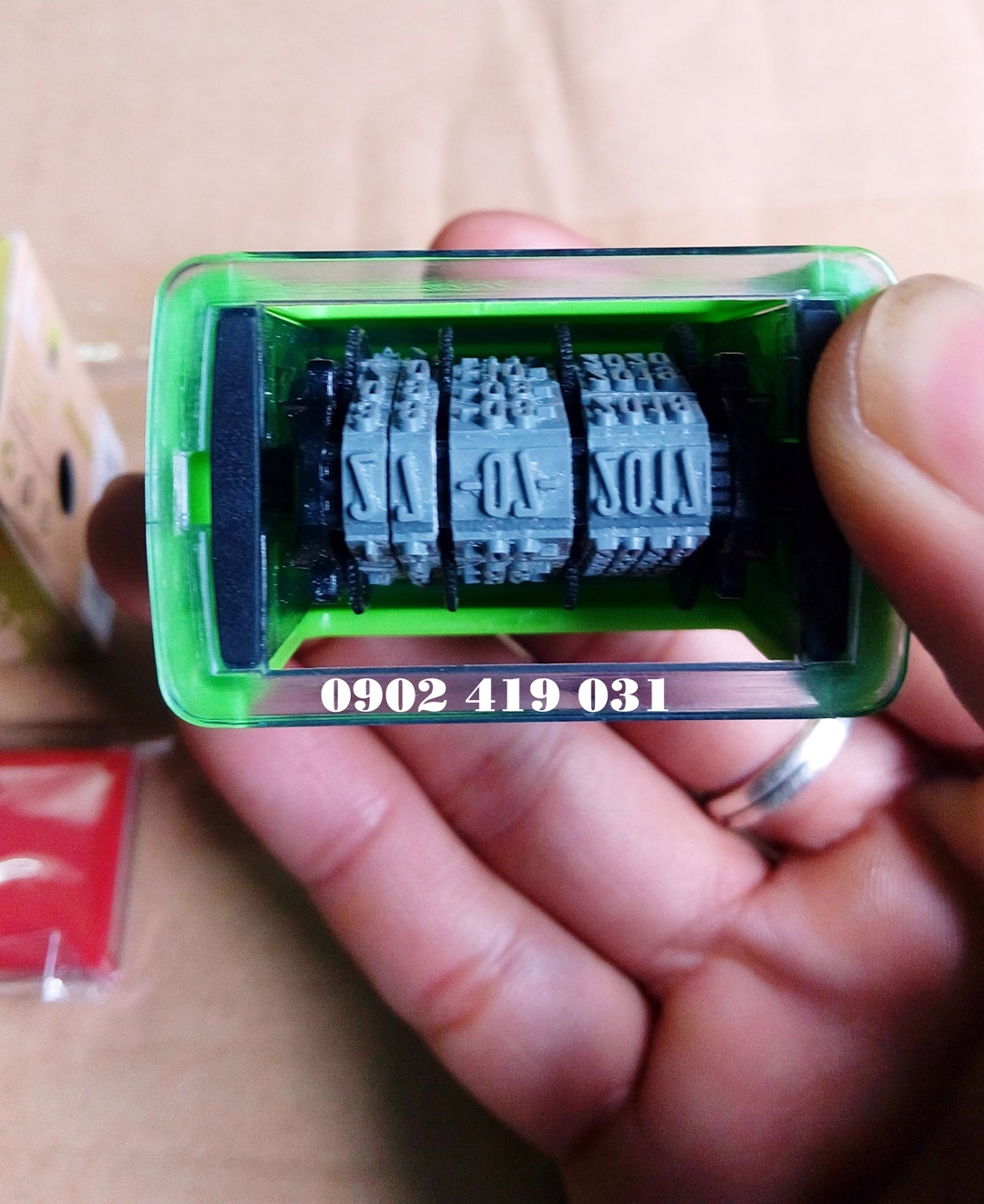 Dấu đóng Ngày Tháng Năm Shiny PET300 [ Loại Đóng Giấy ]