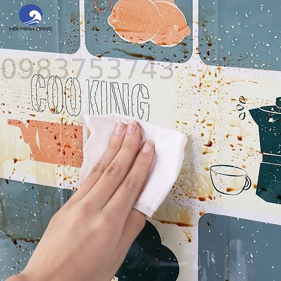 Giấy Dán Bếp Cách Nhiệt 3D Mẫu Mới Siêu Bền