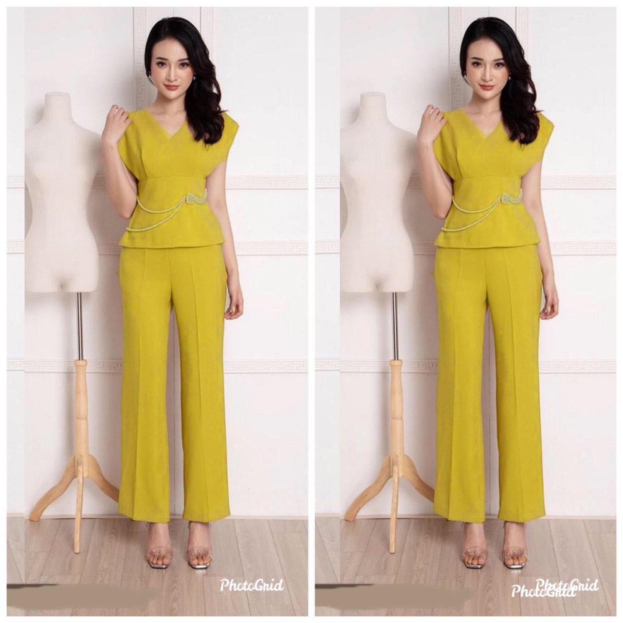 [HCM]Set bộ quần ống suông