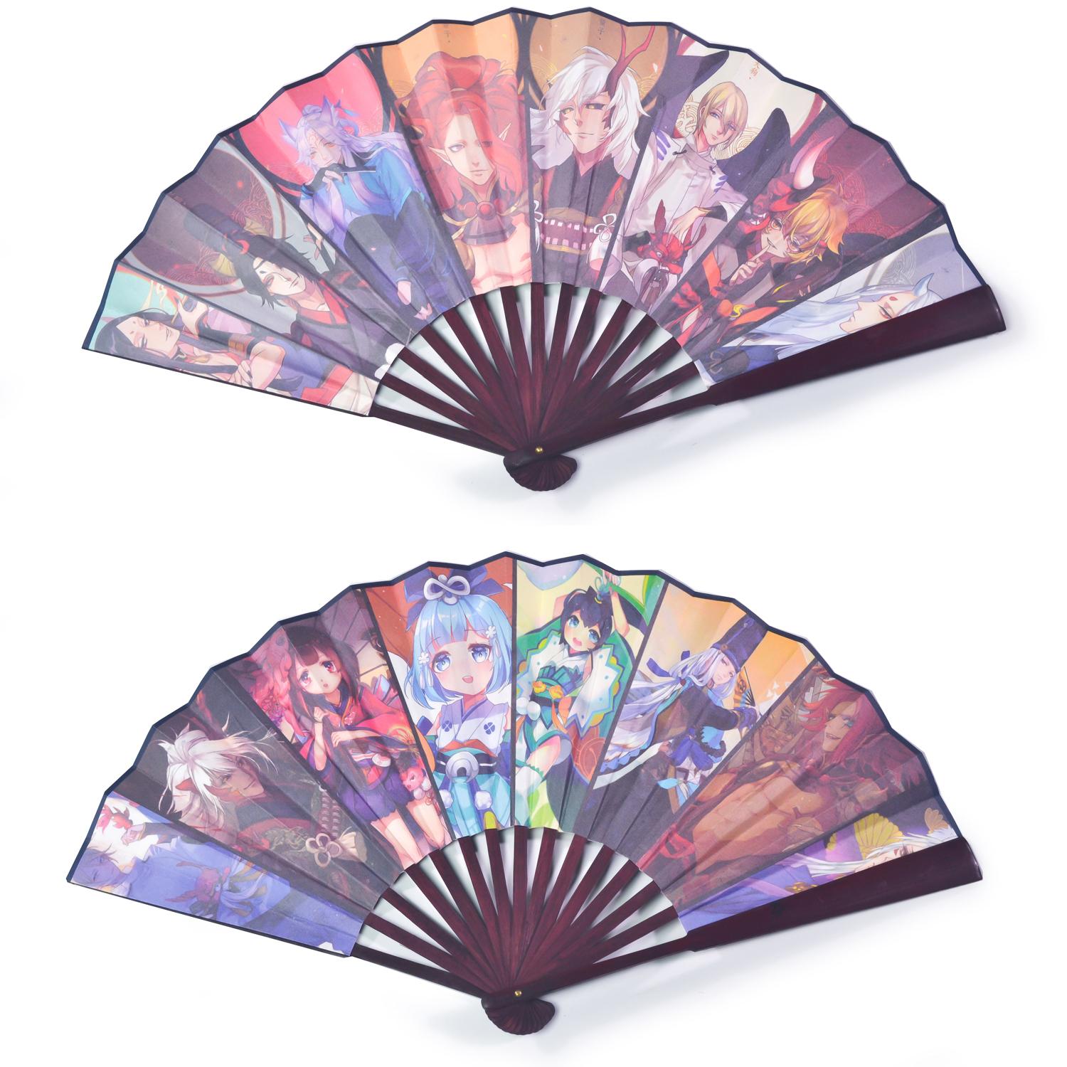 [Thanh lý giá gốc]Quạt xếp Anime - Onmyoji [PKA] [KS45]