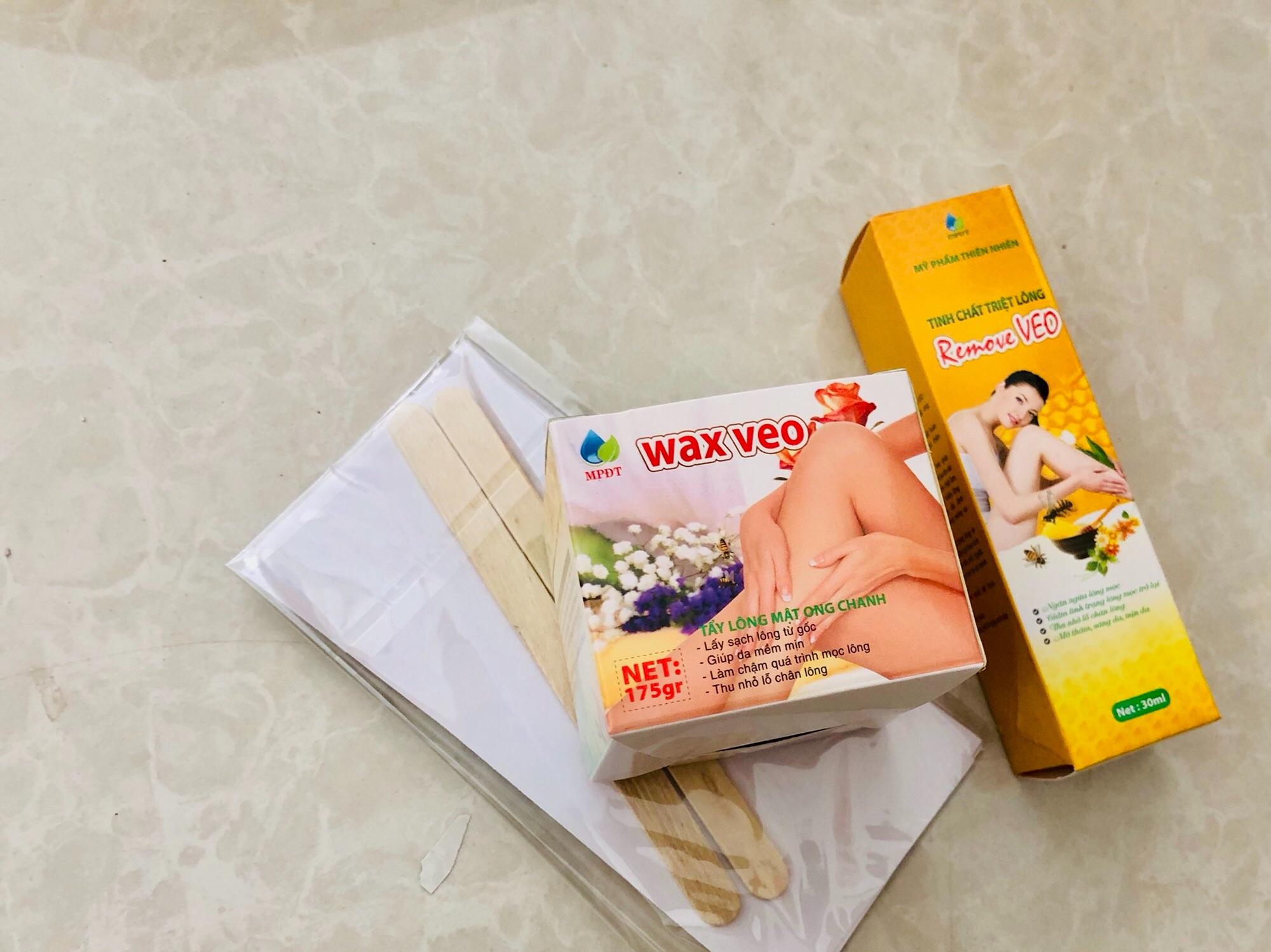 [HCM]Combo wax veo và tinh chất triệt tại nhà