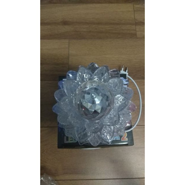 [HCM]Đèn Led Bông Sen Quay 7 Màu  ShopAnhThu
