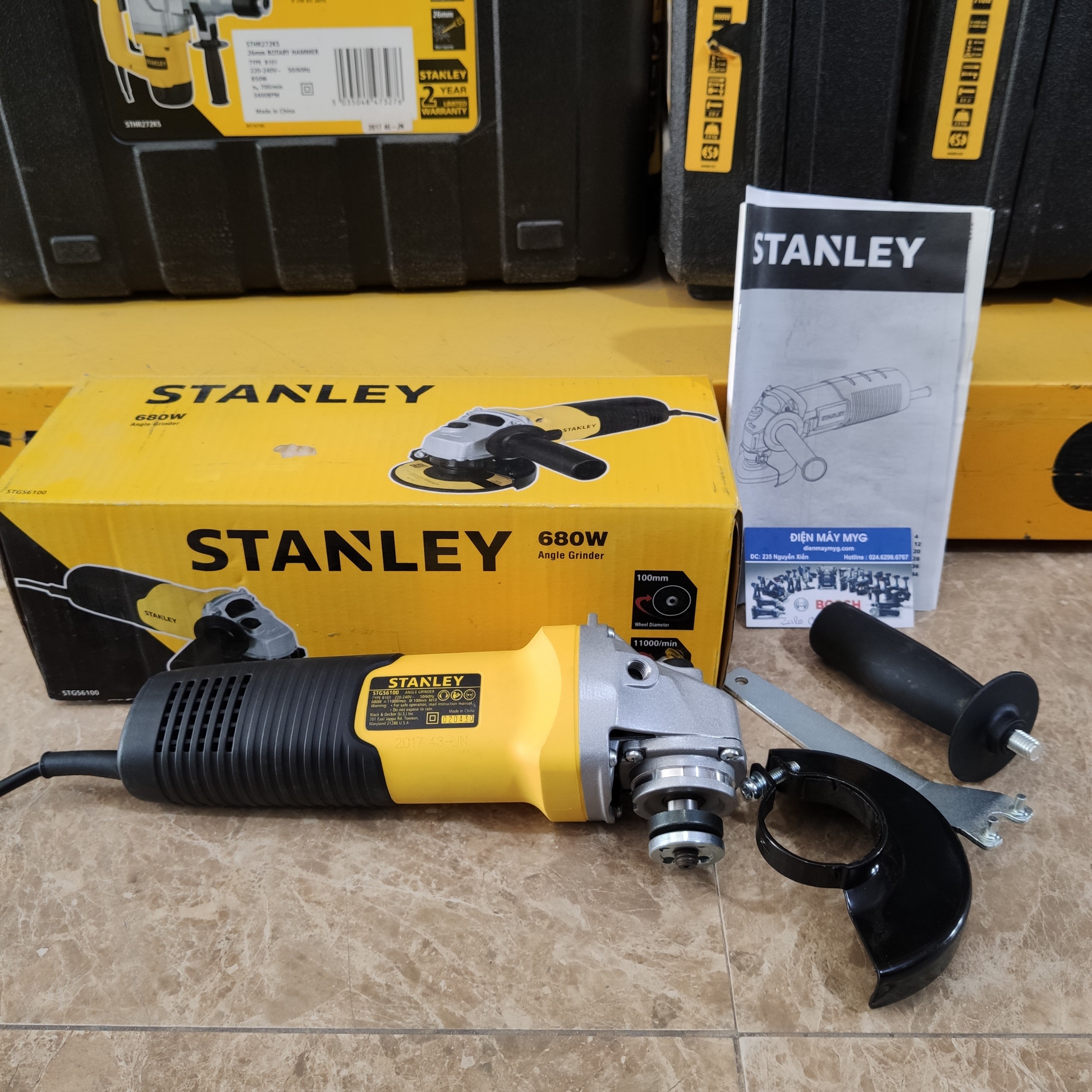 Máy mài cầm tay Stanley STGS6100