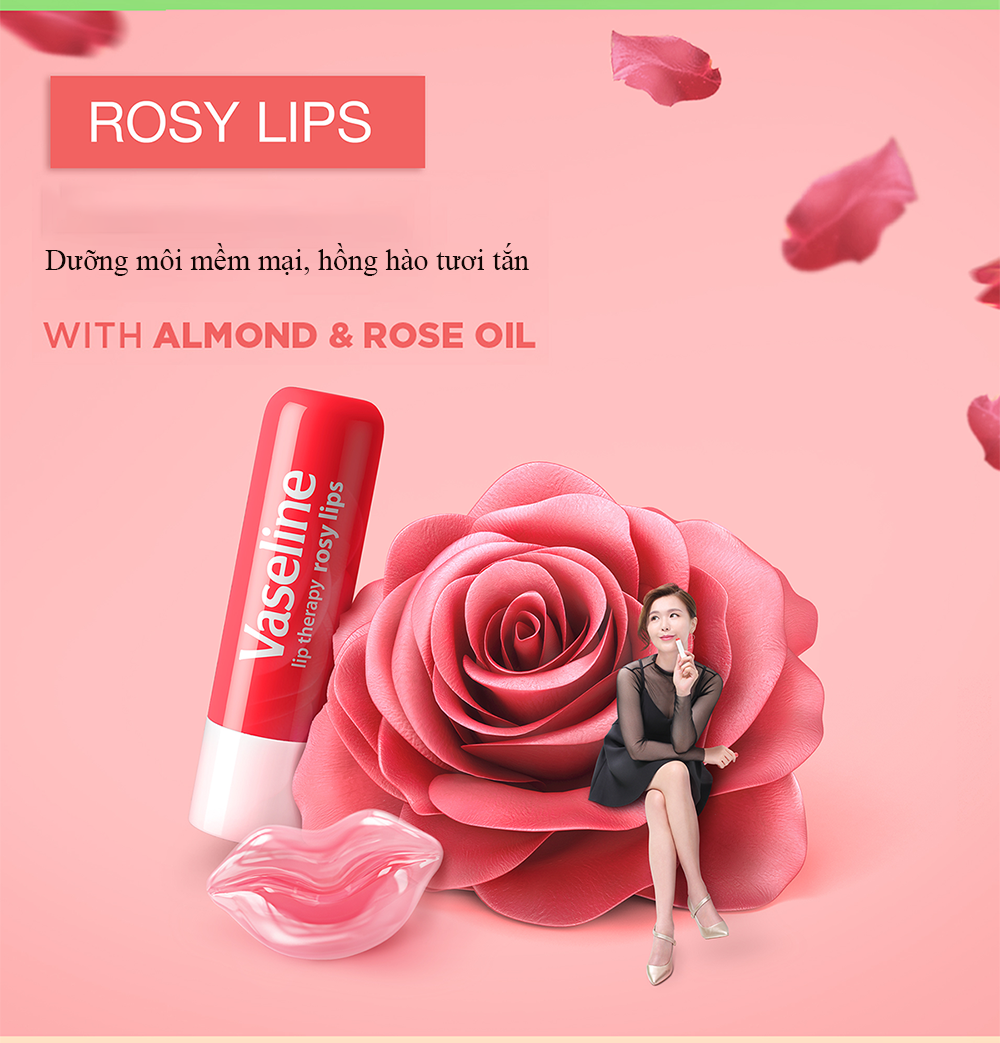 Son Dưỡng Môi Cho Môi Mềm Mại Vaseline Lip Therapy 4.8g (dạng thỏi)